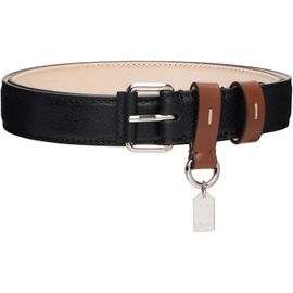 Maison Margiela Maison Margiela Black Logo Charm Belt