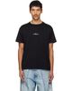 Maison Margiela Maison Margiela Black Logo Cotton T-shirt - 1