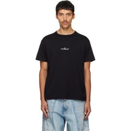 Maison Margiela Maison Margiela Black Logo Cotton T-shirt