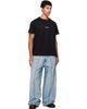 Maison Margiela Maison Margiela Black Logo Cotton T-shirt - 4