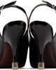 Maison Margiela Maison Margiela Black Loved To Death Slingback Heels - 2