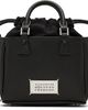 Maison Margiela Maison Margiela Black Micro 5AC Horizontal Tote Bag - 1