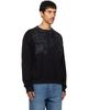 Maison Margiela Maison Margiela Black Number Sweatshirt - 2