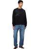 Maison Margiela Maison Margiela Black Number Sweatshirt - 4