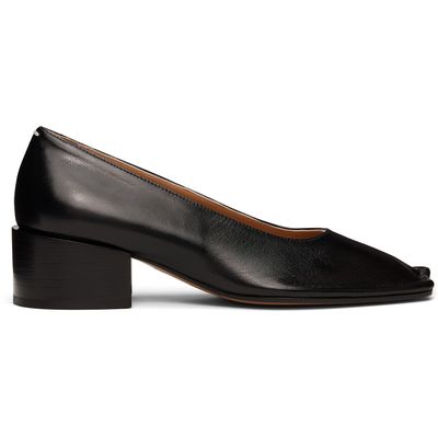 Maison Margiela Maison Margiela Black Piped Pump Heels