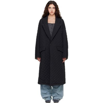 Maison Margiela Maison Margiela Black Quilted Coat