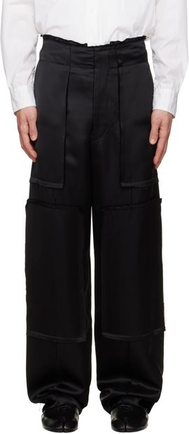 Maison Margiela Maison Margiela Black Raw Edge Trousers