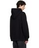 Maison Margiela Maison Margiela Black Reversed Logo Hoodie - 3