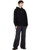 Maison Margiela Maison Margiela Black Reversed Logo Hoodie - 4