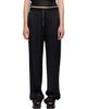 Maison Margiela Maison Margiela Black Satin Drawstring Trousers - 1