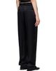 Maison Margiela Maison Margiela Black Satin Drawstring Trousers - 3