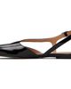 Maison Margiela Maison Margiela Black Tabi Flat Slingback Sandals - 3