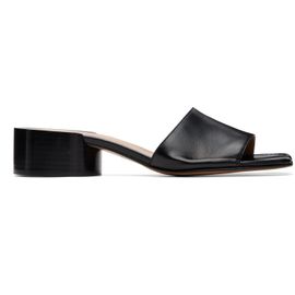 Maison Margiela Maison Margiela Black Tabi Mule Heeled Sandals