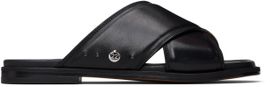 Maison Margiela Maison Margiela Black Tabi Numbers Crossed Sandals