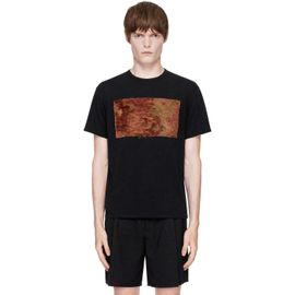 Maison Margiela Maison Margiela Black Tapestry Patch T-shirt