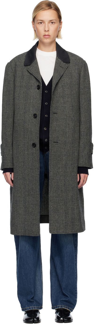 Maison Margiela Maison Margiela Black Wool Coat