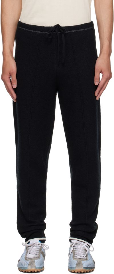 Maison Margiela Maison Margiela Black Wool Track Pants