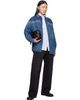 Maison Margiela Maison Margiela Blue Bicolor Denim Shirt - 4