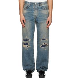Maison Margiela Maison Margiela Blue Distressed Denim Jeans