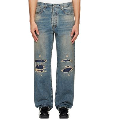 Maison Margiela Maison Margiela Blue Distressed Denim Jeans