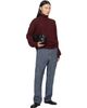 Maison Margiela Maison Margiela Blue Double-Dyed Wool Trousers - 4