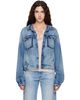 Maison Margiela Maison Margiela Blue Folded Collar Denim Jacket - 1