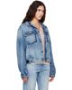 Maison Margiela Maison Margiela Blue Folded Collar Denim Jacket - 2