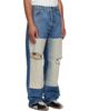 Maison Margiela Maison Margiela Blue Patched Panel Straight Jeans - 2