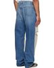 Maison Margiela Maison Margiela Blue Patched Panel Straight Jeans - 3