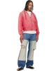 Maison Margiela Maison Margiela Blue Patched Panel Straight Jeans - 4