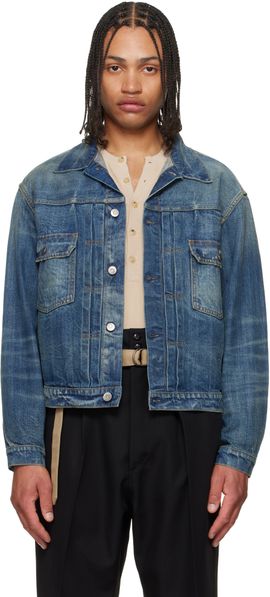 Maison Margiela Maison Margiela Blue 'Sportsjacket' Denim Jacket