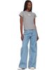 Maison Margiela Maison Margiela Blue Stonewashed Jeans - 4