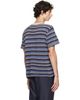 Maison Margiela Maison Margiela Blue Striped Wool Crewneck T-shirt - 3