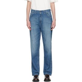 Maison Margiela Maison Margiela Blue Treated Denim Jeans