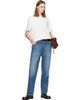 Maison Margiela Maison Margiela Blue Treated Denim Jeans - 4