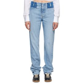 Maison Margiela Maison Margiela Blue Two Tone Jeans