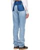 Maison Margiela Maison Margiela Blue Two Tone Jeans - 3