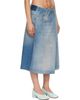 Maison Margiela Maison Margiela Blue Wrap Denim Midi Skirt - 2