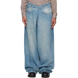 Maison Margiela Maison Margiela Blue Wrap Jeans