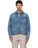 Maison Margiela Maison Margiela Blue Zipped Denim Jacket - 1