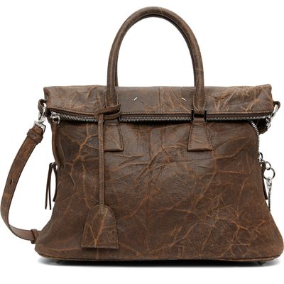 Maison Margiela Maison Margiela Brown 5AC Soft Medium Tote
