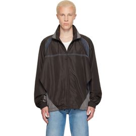 Maison Margiela Maison Margiela Brown Contrast Panel Track Jacket