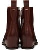 Maison Margiela Maison Margiela Brown Heel-Less Western Flame Boots - 2