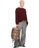 Maison Margiela Maison Margiela Brown High Tech Medium Backpack - 4