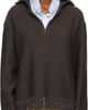 Maison Margiela Maison Margiela Brown Loose Thread Sweater - 1