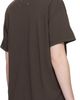 Maison Margiela Maison Margiela Brown Numerical Cotton T-shirt - 3