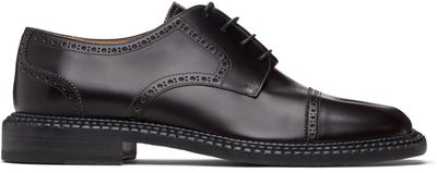 Maison Margiela Maison Margiela Brown Tabi City Lace-Up Derbys