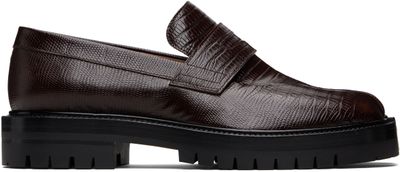 Maison Margiela Maison Margiela Brown Tabi County Loafers