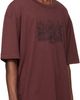 Maison Margiela Maison Margiela Burgundy Embroidered Logo T-shirt - 2
