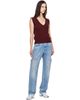 Maison Margiela Maison Margiela Burgundy Lived In Sweater Vest - 4